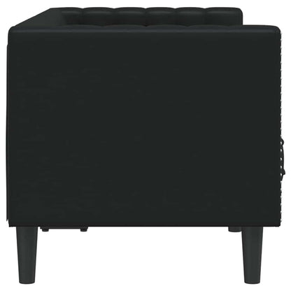 Divano Nero 174 x 74,5 x 70,5 cm PVC | homemem39