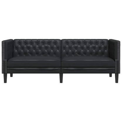 Divano Nero 194 x 74,5 x 70,5 cm PVC | homemem39