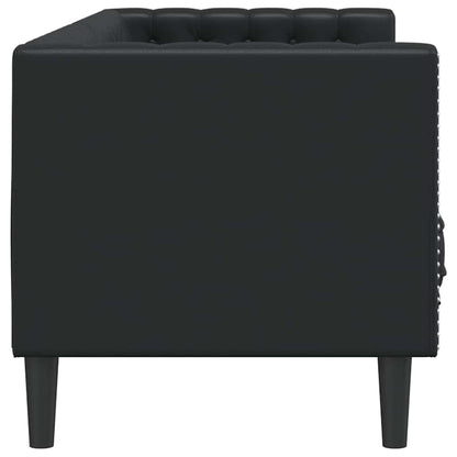 Divano Nero 194 x 74,5 x 70,5 cm PVC | homemem39