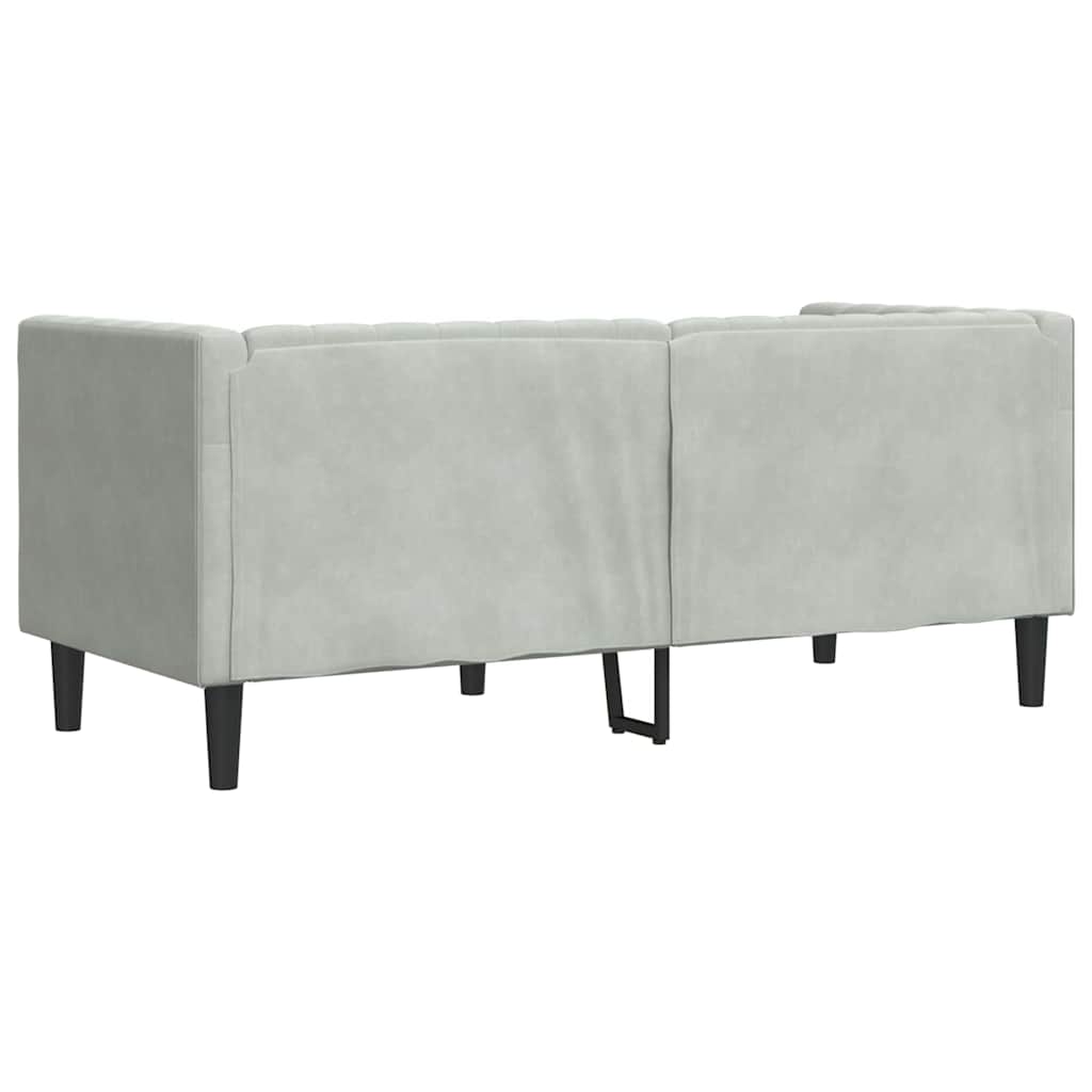 Divano Grigio chiaro 174 x 74,5 x 70,5 cm Velluto | homemem39