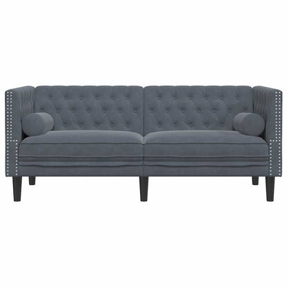 Divano Grigio scuro 174 x 74,5 x 70,5 cm Velluto | homemem39