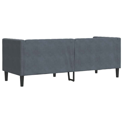 Divano Grigio scuro 194 x 74,5 x 70,5 cm Velluto | homemem39