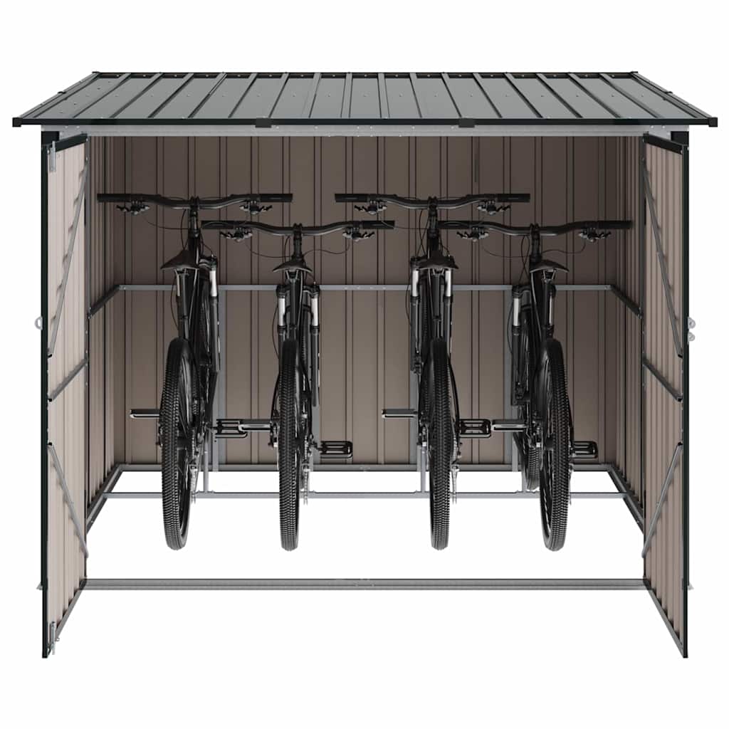 Capanno per Biciclette 3 pcs Antracite 216 x 207 x 158 cm | homemem39