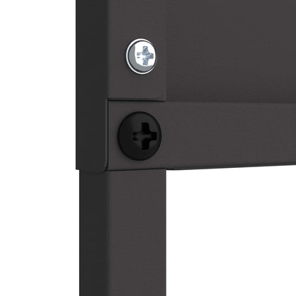 Schermo per privacy in giardino Traforo Nero 32 x 140 cm