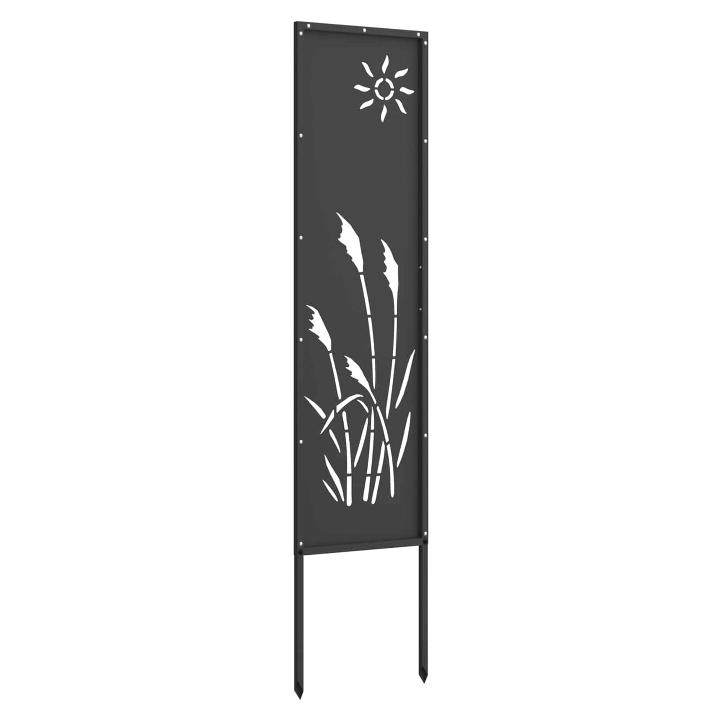 Schermo per privacy in giardino Traforo Nero 32 x 140 cm