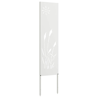 Schermo per privacy in giardino Traforo Bianco 32 x 140 cm