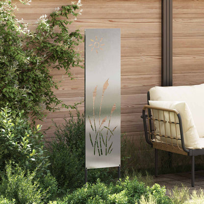 Schermo per privacy in giardino Traforo Argento 32 x 140 cm