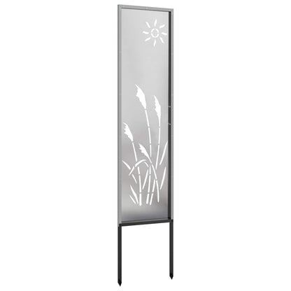 Schermo per privacy in giardino Traforo Argento 32 x 140 cm
