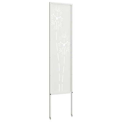 Schermo per privacy in giardino Traforo Bianco 32 x 140 cm
