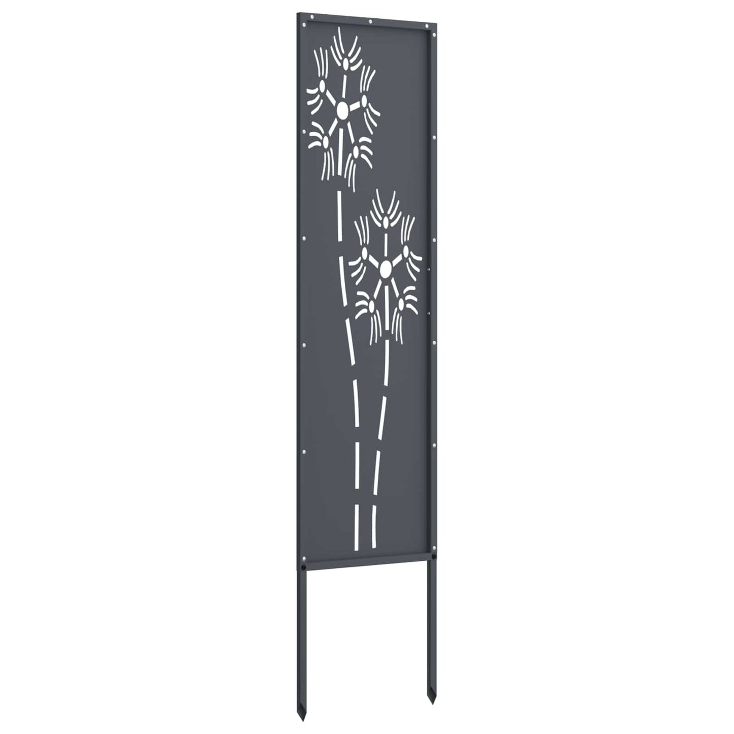 Schermo per privacy in giardino Traforo Antracite 32 x 140 cm | homemem39