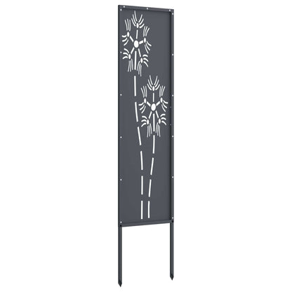 Schermo per privacy in giardino Traforo Antracite 32 x 140 cm | homemem39