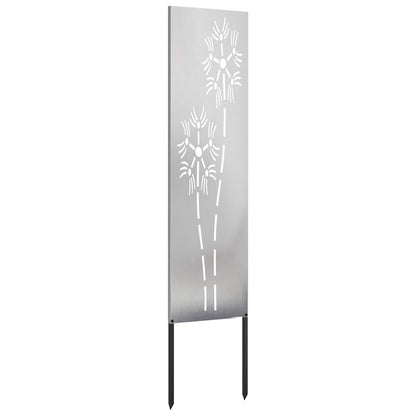 Schermo per privacy in giardino Traforo Argento 32 x 140 cm | homemem39
