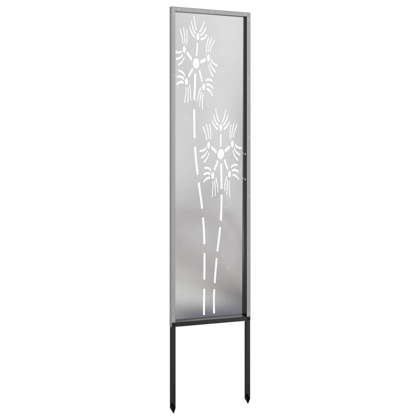 Schermo per privacy in giardino Traforo Argento 32 x 140 cm | homemem39