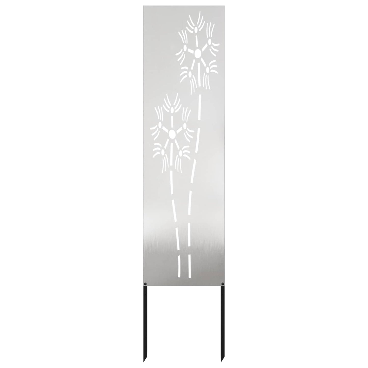 Schermo per privacy in giardino Traforo Argento 32 x 140 cm | homemem39