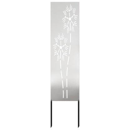 Schermo per privacy in giardino Traforo Argento 32 x 140 cm | homemem39