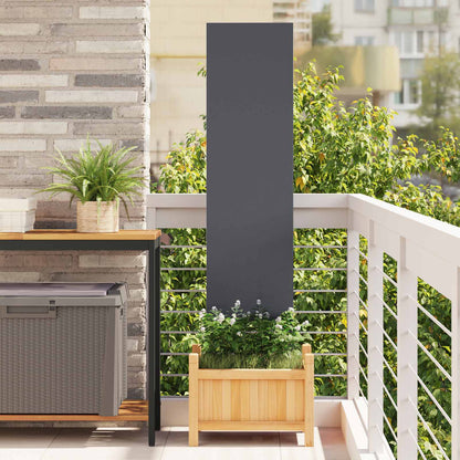 Schermo per privacy in giardino Traforo Antracite 32 x 140 cm