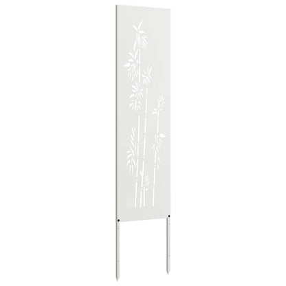 Schermo per privacy in giardino Floreale Bianco 32 x 140 cm