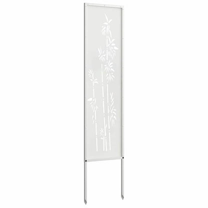 Schermo per privacy in giardino Floreale Bianco 32 x 140 cm
