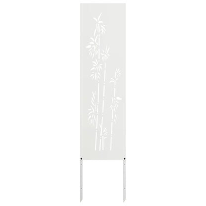 Schermo per privacy in giardino Floreale Bianco 32 x 140 cm