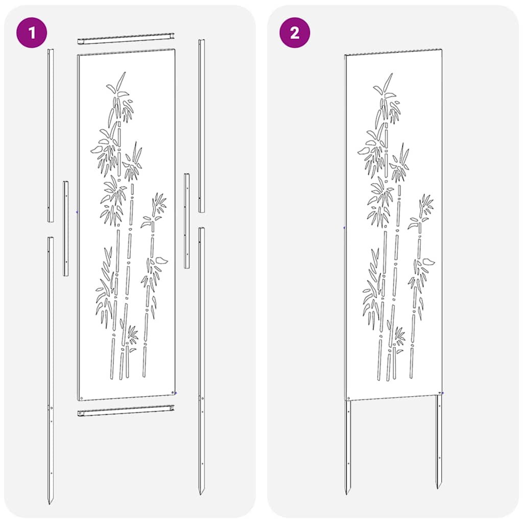Schermo per privacy in giardino Oliver verde 32 x 140 cm