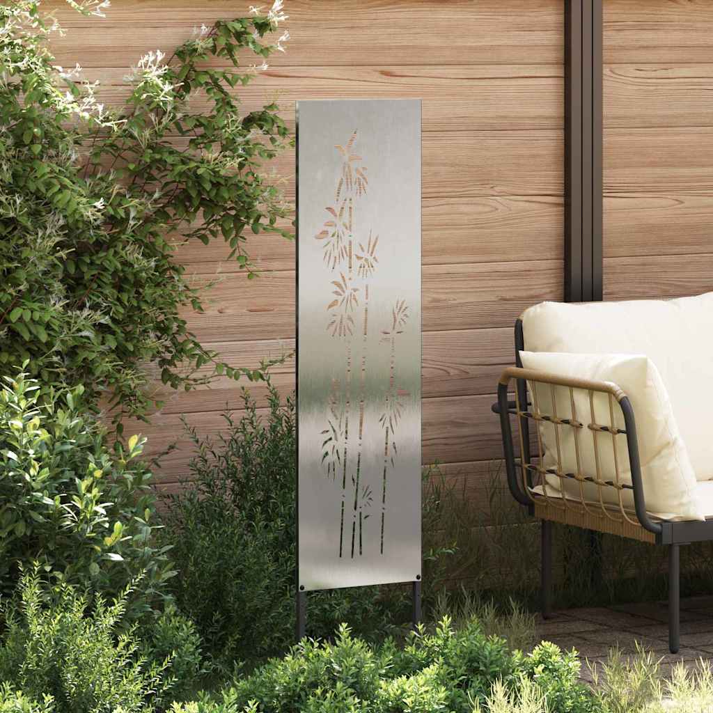 Schermo per privacy in giardino Floreale Argento 32 x 140 cm