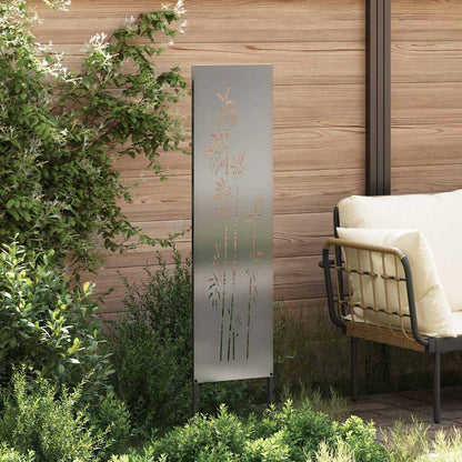Schermo per privacy in giardino Floreale Argento 32 x 140 cm