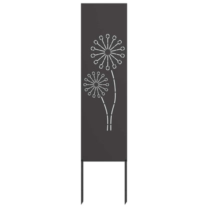 Schermo per privacy in giardino Traforo Nero 32 x 140 cm