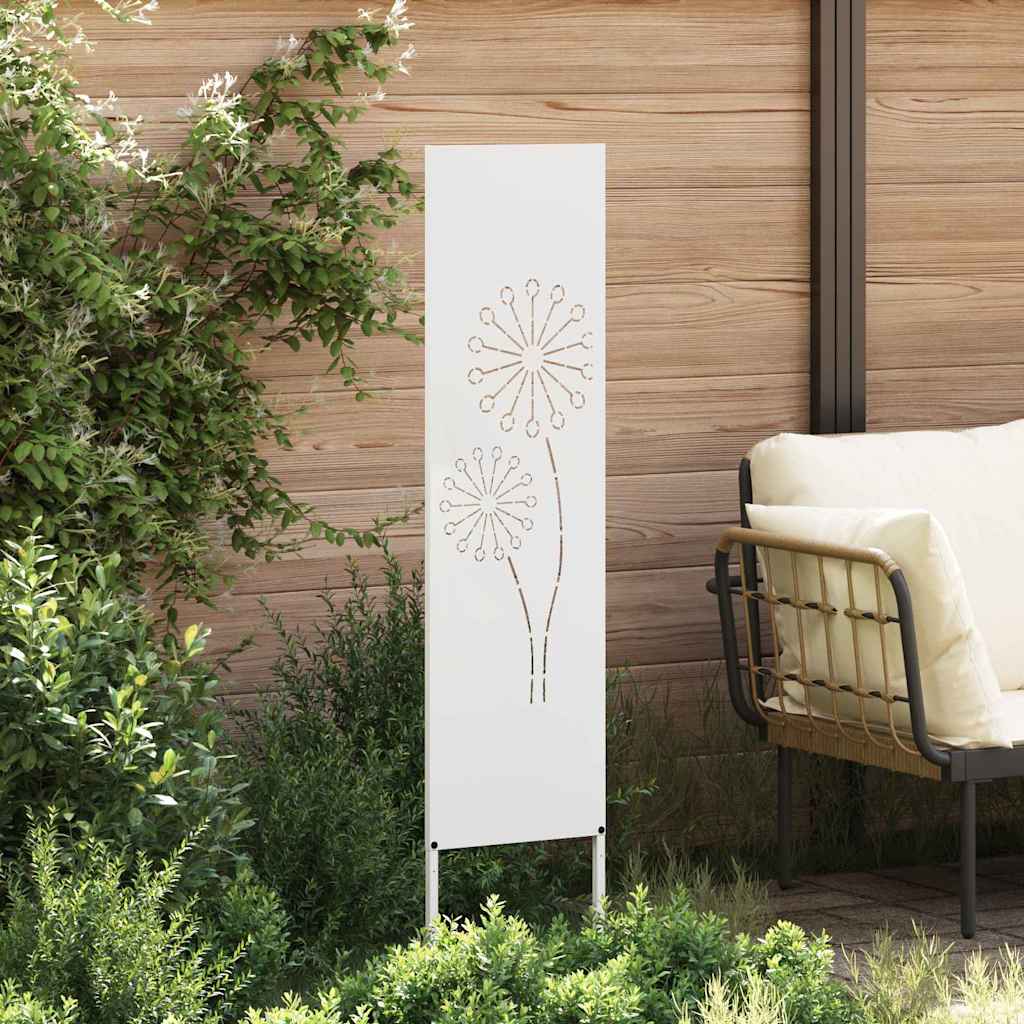 Schermo per privacy in giardino Traforo Bianco 32 x 140 cm