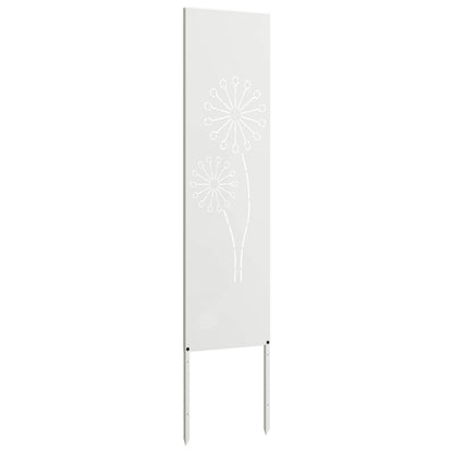 Schermo per privacy in giardino Traforo Bianco 32 x 140 cm