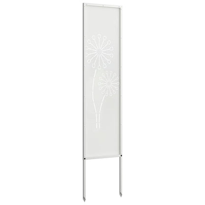 Schermo per privacy in giardino Traforo Bianco 32 x 140 cm