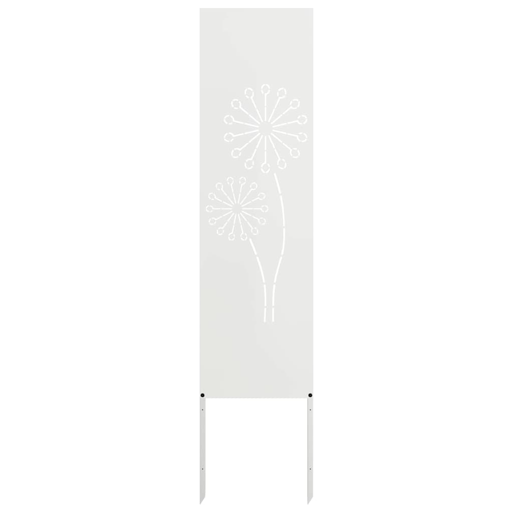 Schermo per privacy in giardino Traforo Bianco 32 x 140 cm