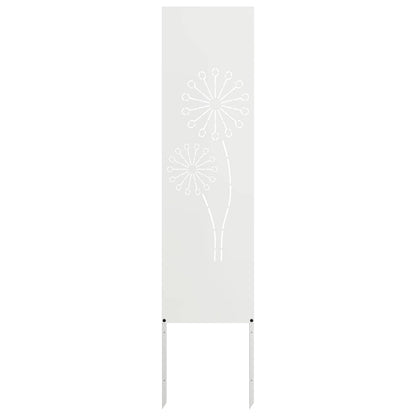 Schermo per privacy in giardino Traforo Bianco 32 x 140 cm