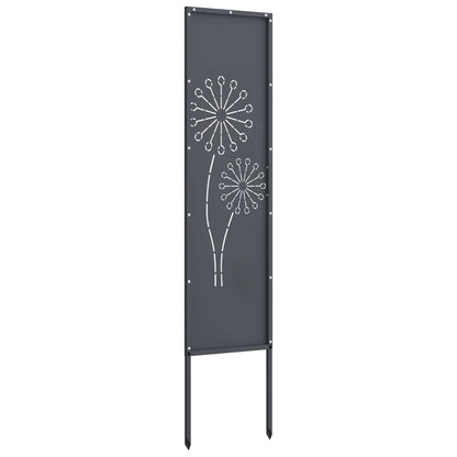 Schermo per privacy in giardino Traforo Antracite 32 x 140 cm