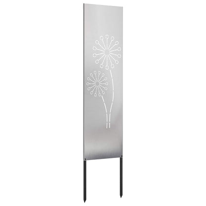 Schermo per privacy in giardino Traforo Argento 32 x 140 cm
