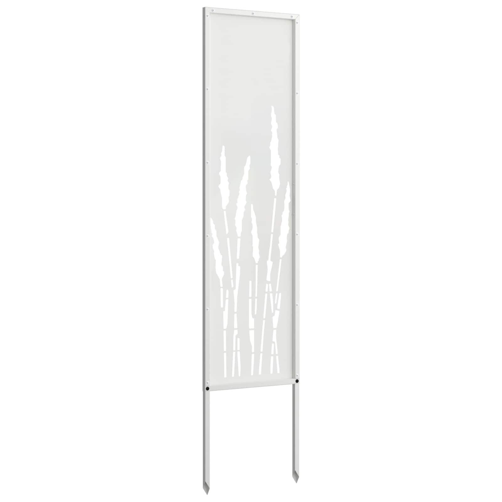 Schermo per privacy in giardino Traforo Bianco 32 x 140 cm | homemem39