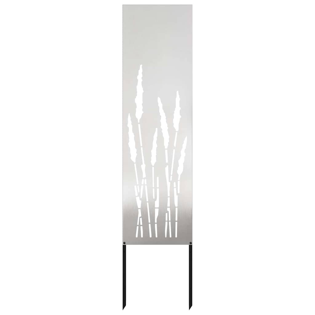 Schermo per privacy in giardino Traforo Argento 32 x 140 cm