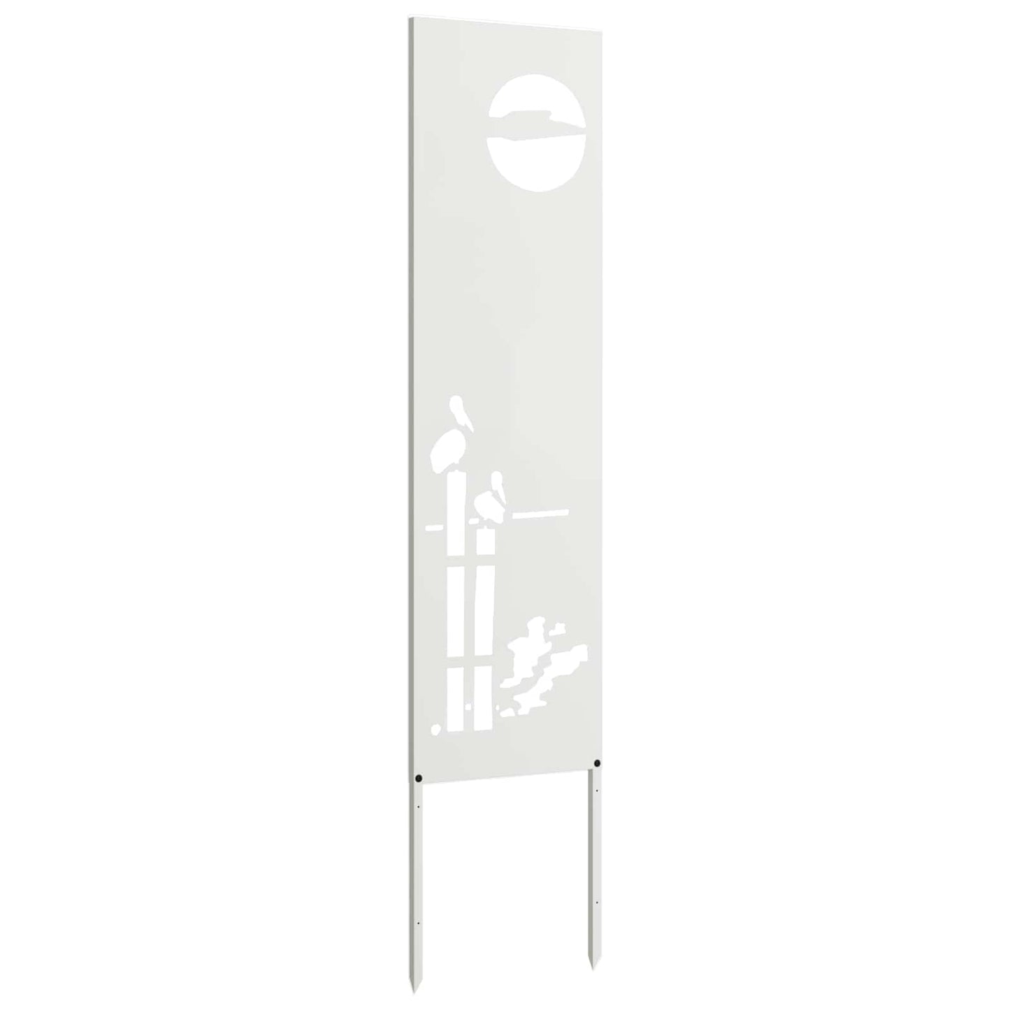 Schermo per privacy in giardino Traforo Bianco 32 x 140 cm | homemem39