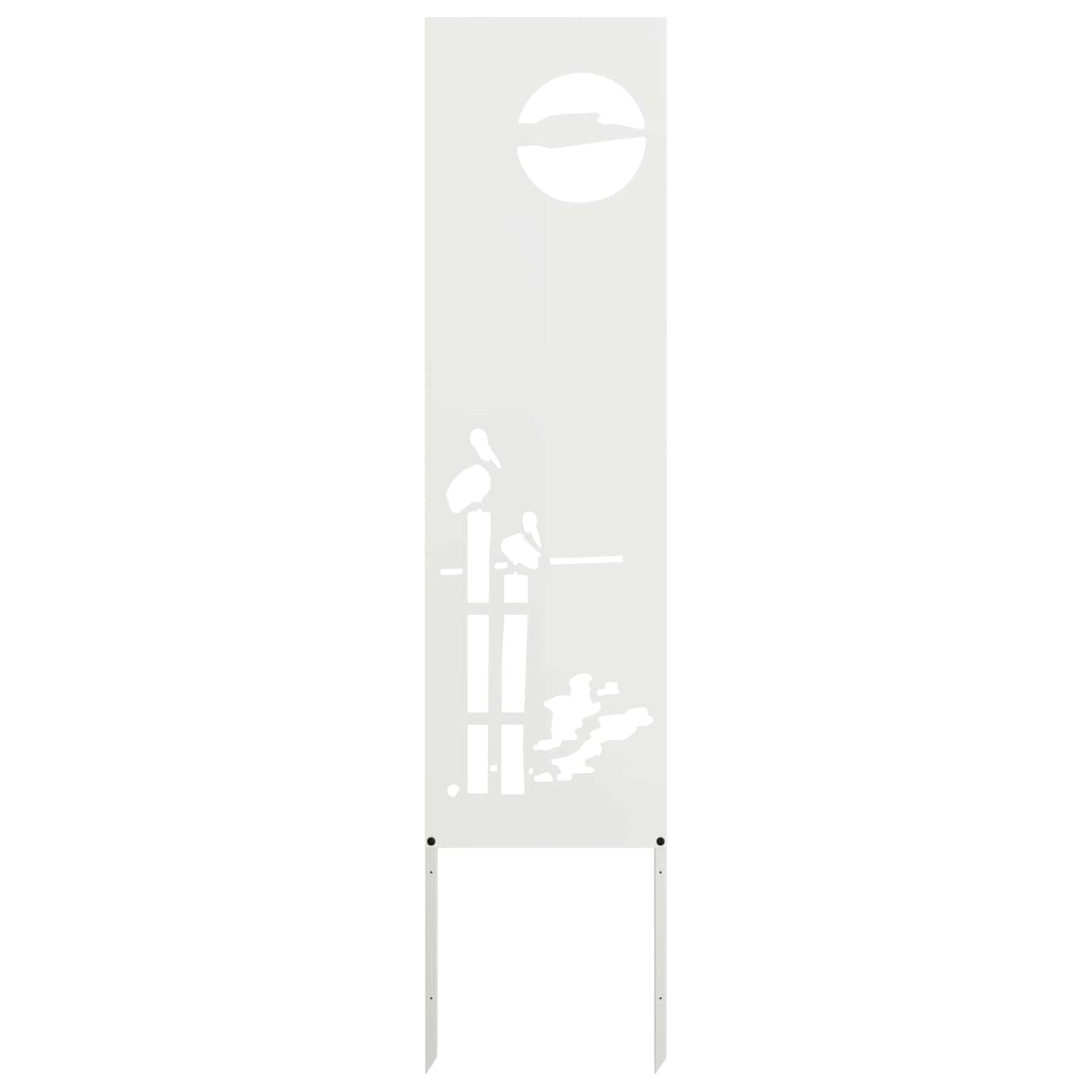 Schermo per privacy in giardino Traforo Bianco 32 x 140 cm | homemem39