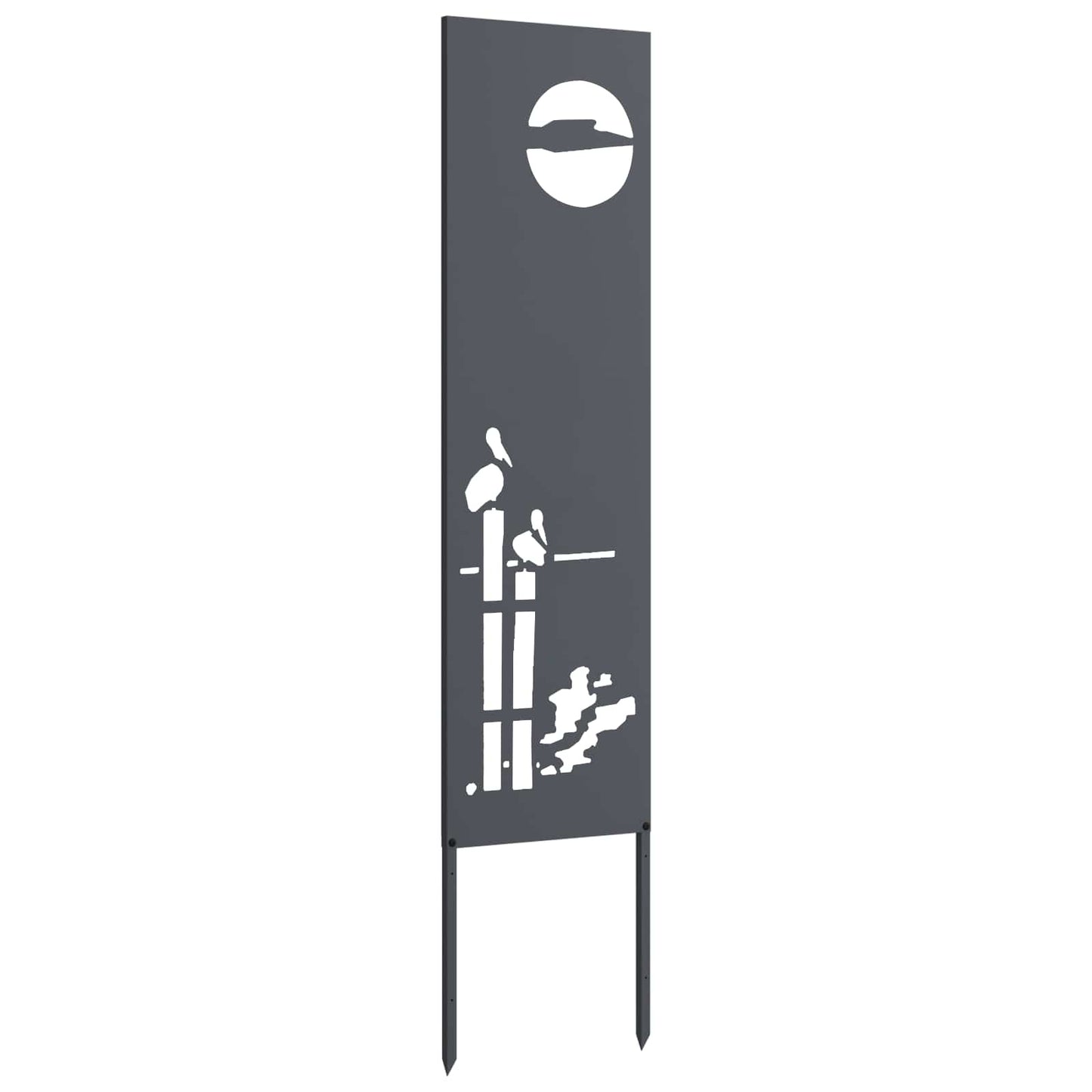 Schermo per privacy in giardino Traforo Antracite 32 x 140 cm | homemem39
