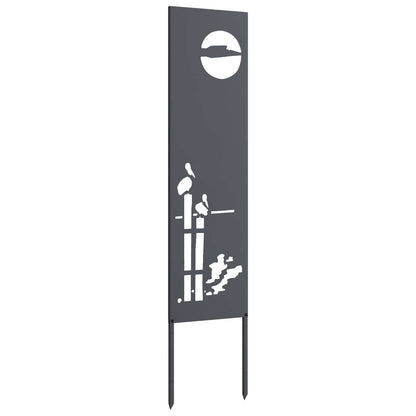 Schermo per privacy in giardino Traforo Antracite 32 x 140 cm | homemem39