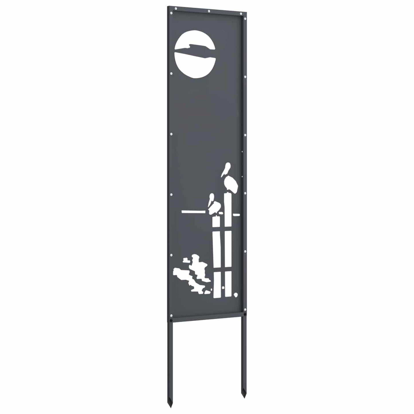 Schermo per privacy in giardino Traforo Antracite 32 x 140 cm | homemem39