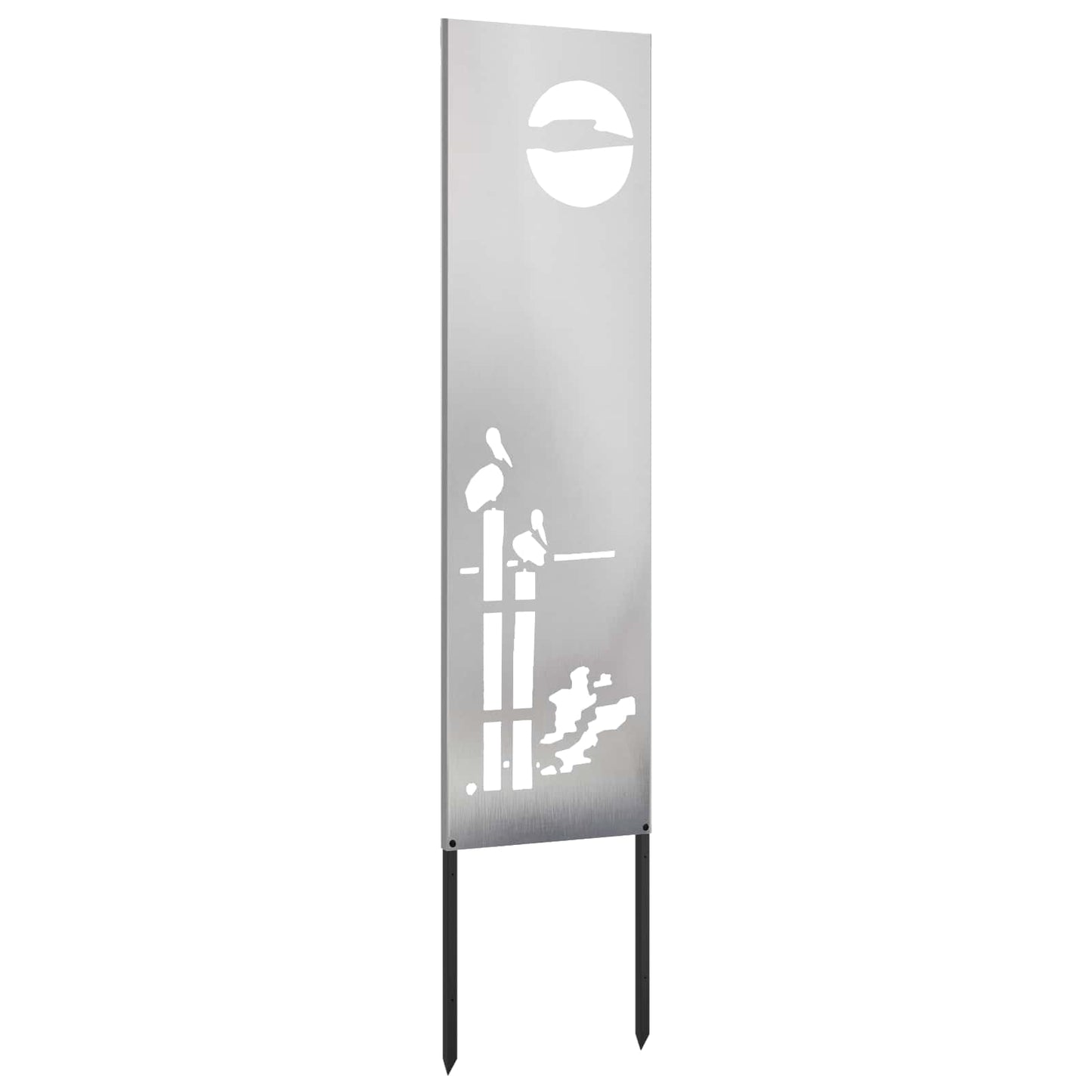 Schermo per privacy in giardino Traforo Argento 32 x 140 cm | homemem39