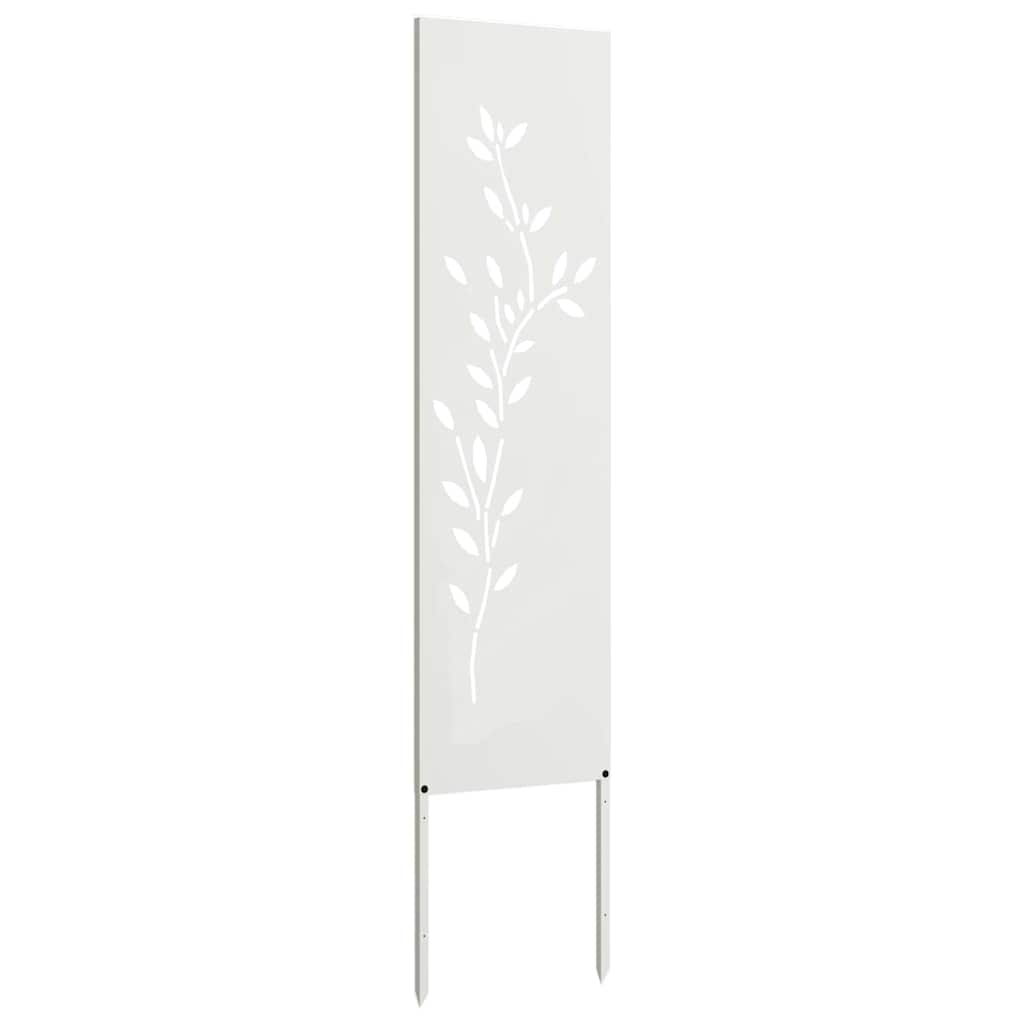 Schermo per privacy in giardino Floreale Bianco 32 x 140 cm