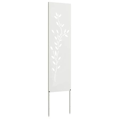 Schermo per privacy in giardino Floreale Bianco 32 x 140 cm