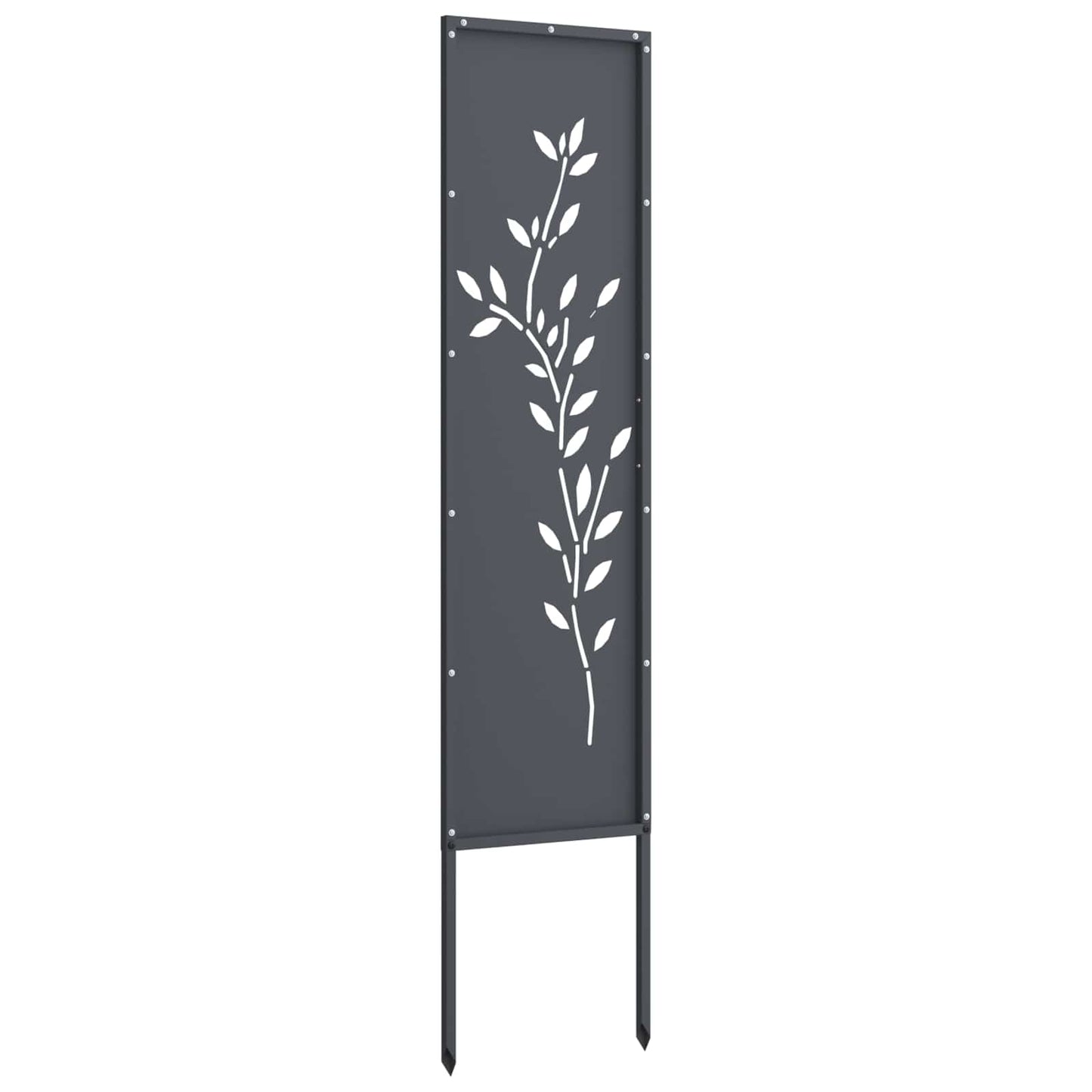 Schermo per privacy in giardino Floreale Antracite 32 x 140 cm | homemem39