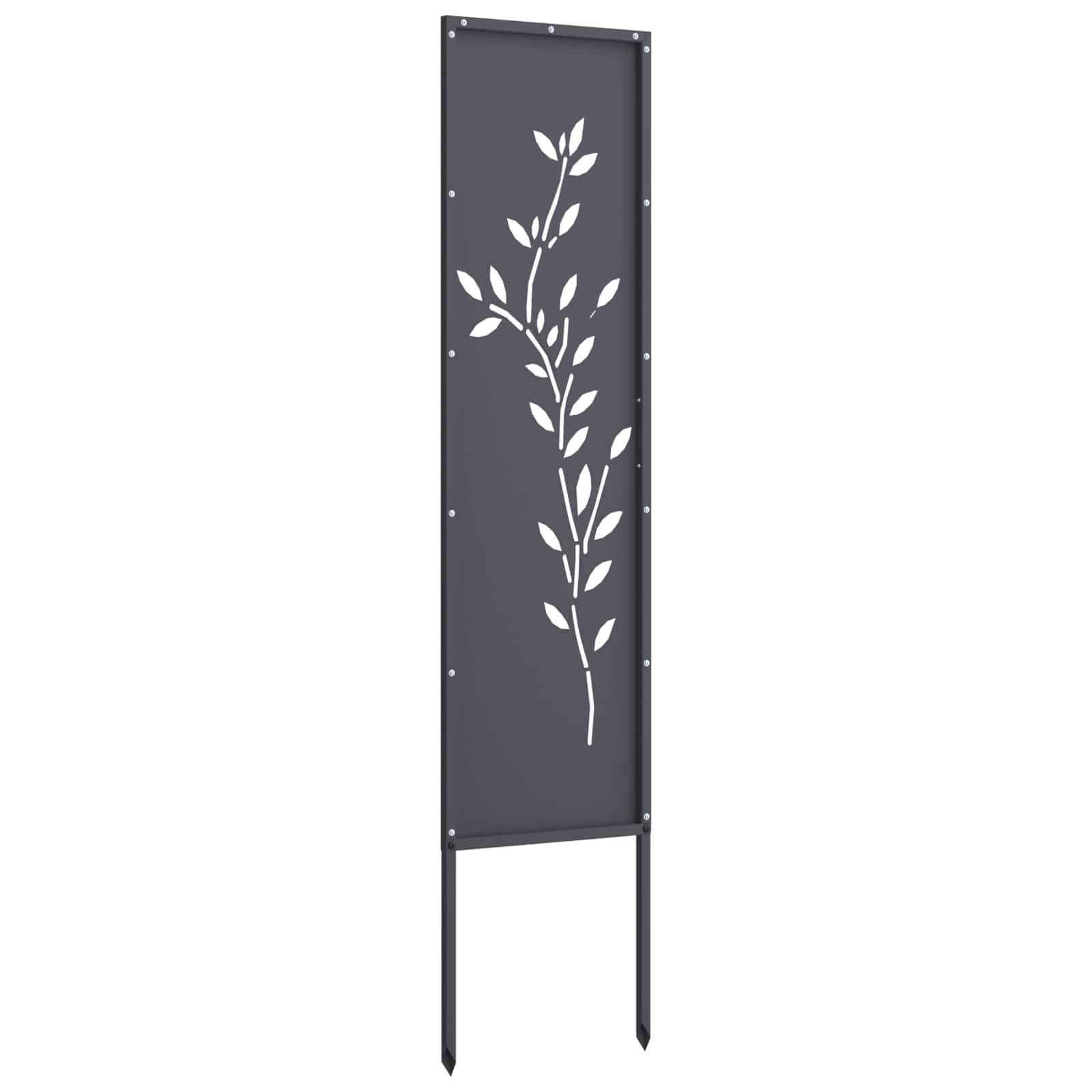 Schermo per privacy in giardino Floreale Antracite 32 x 140 cm | homemem39