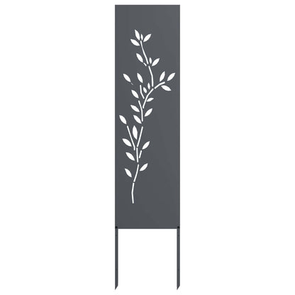 Schermo per privacy in giardino Floreale Antracite 32 x 140 cm | homemem39