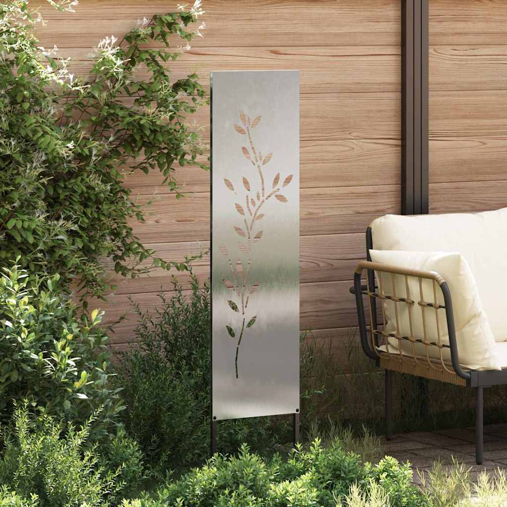 Schermo per privacy in giardino Floreale Argento 32 x 140 cm