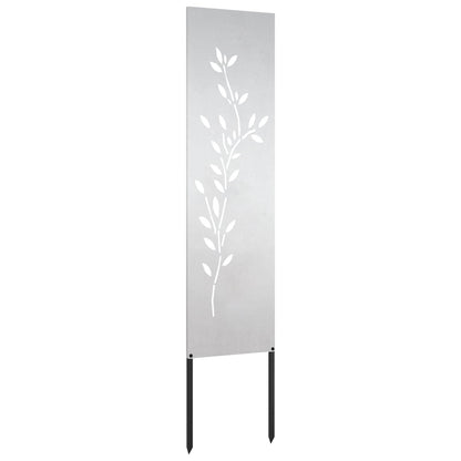 Schermo per privacy in giardino Floreale Argento 32 x 140 cm