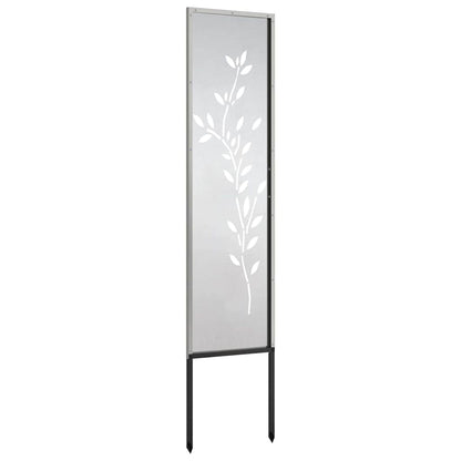 Schermo per privacy in giardino Floreale Argento 32 x 140 cm